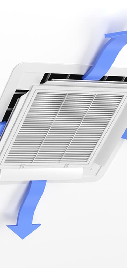 Ceiling Cassette Air Conditioner — Heating & Cooling in Central West NSW