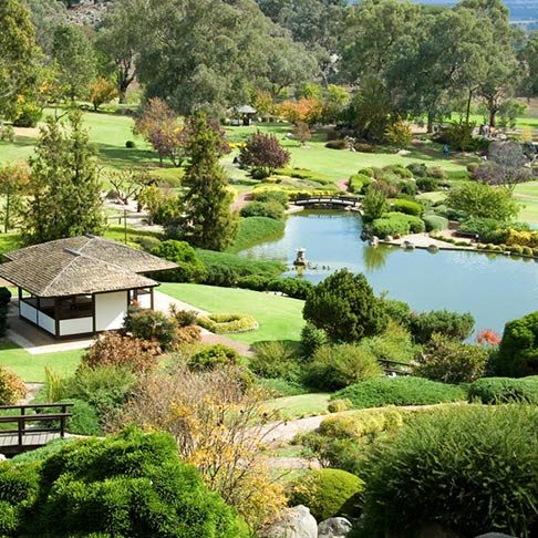 Aerial View of the Japanese Gardens in Cowra — Heating & Cooling Near Me in Australia