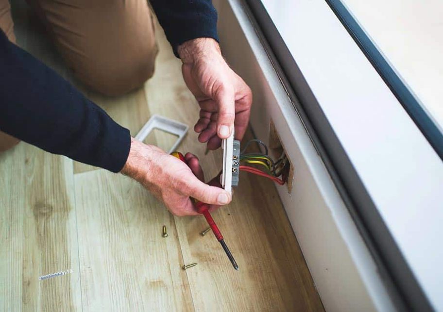 Repairing the Electrical Outlet — Heating & Cooling in Forbes, NSW